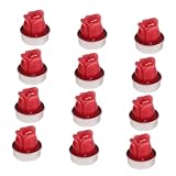 Kisangel 12 Stück Rauchfreie Aromatherapie Rosenkerzen aus Langlebigem...