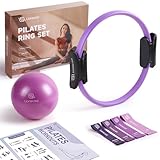 LIONSCOOL Pilates-Ring-Set – 35cm Magic Circle mit Doppelgriffen –...