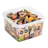 Mini Müsli Bars Mix Box aus Dänemark mit Apfel, Aprikose, Banane und...