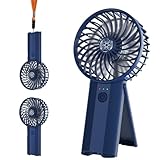 Wastou Handventilator, Wiederaufladbarer USB Leise Mini Ventilator,...