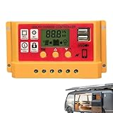 Solar-Laderegler, Solar-Batterie-Controller | Intelligenter 12 V/24 V...