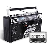 OZTYSGXM Retro-Radiorecorder im 80er-Jahre-Stil – Tragbarer...