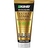 5kind Extra Starke Hanfcreme 100ml - Hochkonzentriertes Hanföl und...