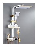 Thermostat-Duscharmatur-Set, digitales LED-Duschsystem, Wandmontage,...