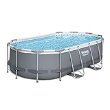 Bestway Power Steel Frame Pool-Set mit Filterpumpe 427 x 250 x 100 cm ,...