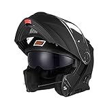 ORIGINE Motorradhelm Bluetooth Klapphelm Integralhelm ECE Mit Doppelvisier...