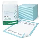 ViaMol® Premium Inkontinenzunterlage Einweg – 50 Unterlagen – Weich &...