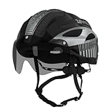 Zenroll Fahrradhelm für Erwachsene, mit abnehmbarem Visier, stilvoll,...