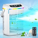 Klimaanlage Mobil, 1200ml Mobiles Klimagerät Mini Luftkühler Ventilator...