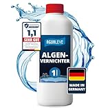 AGUALEVE® Algenvernichter 1 Ltr. | Algizid zum Algenschutz & bei...
