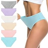flintronic Unterhosen Damen, 6er Pack Weich Atmungsaktiv Damen Slips,...