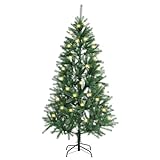 Juskys künstlicher Weihnachtsbaum 180 cm - Baum mit LED Beleuchtung &...