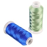 Healvian Polyester Nähgarn 1200m Spule Eisseide 02Mm Handnähgarn...