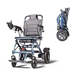 Elektrorollstuhl faltbar leicht – D04 Reiserollstuhl für Senioren, 500W...