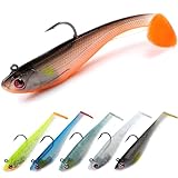 EXAURAFELIS Angelköder, Paddelschwanz, Shad Swimbaits, weiche Köder,...
