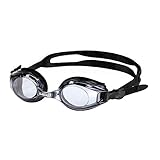 SPORTS WORLD VISION Optische Schwimmbrille - Schwarz - für Erwachsene...