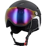 CMP - Wa-2 Skihelm mit Visier, Schwarz, M
