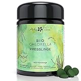 Aloha Sana | Chlorella BIO Presslinge im Ultraviolettglas | 400 Chlorella...