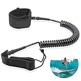 Leash Sup Board, 7mm&10Ft surfboard leash, TPU Paddle Leash mit...