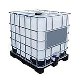 KLAREWO 1000 l IBC Wassertank Container Regenwassertank GFK...