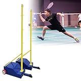 Tragbarer Badminton-Netzständer mit Rollen für einfachen Aufbau im...