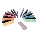 Ideen mit Herz Lesezeichen-Clips | magnetisch | 2cm breit | 6cm lang | bunt...