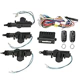 Shkalacar 12V Universal Autotürschloss Zentralverriegelung Komplett Set...