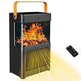 Heizlüfter Energiesparend, 2200W Heizung Elektrisch Leise, Elektroheizung...