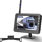 NHOPEEW Kabelloses Auto-Rückfahrkamera-Kit mit 4,3'-Monitor, einstellbare...