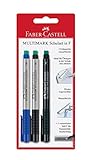 FABER-CASTELL 151494 - Schulset Multimark, Strichbreite: F, 3-teilig