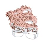 JGA Brille Pappe | Junggesellinnenabschied Accessoire | Team Bride | Party...