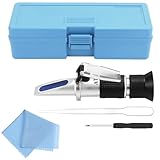 QWORK® Honig Refraktometer, Imker Refraktometer, Baume: 38-43°, Brix:...