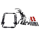 HUIOP Auto-Heck-Fahrradhalter, Eisen-Fahrradträger mit Starkem Lager für...
