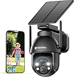 YESYAMO 2K Überwachungskamera Aussen Akku, 355°/90° Pan Tilt WLAN Kamera...