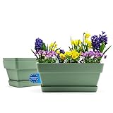 BigDean 3 Stück Balkonkasten Blumenkasten Balkon 40 cm lang aus...
