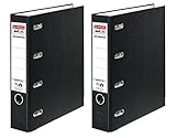 Doppelpack Herlitz 10842276 Doppelordner maX.file protect A4 schwarz FSC...