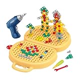 KiBcsLic Werkzeugkoffer Pädagogisches Konstruktionsspielzeug Werkbank...