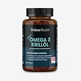 Doktor Health Krillöl + Fischöl 2000 mg – 1000 mg Krillöl mit 420 mg...