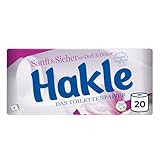 Hakle SANFT & SICHER Toilettenpapier – 20 Rollen, Die Sanfte, Duftende...