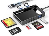 USB 3.0 Kartenlesegerät, WARRKY Highspeed 7 in 1 SD Kartenleser USB 3.0...