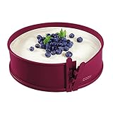 coox Springform mit Porzellanboden ⌀ 26 cm in Dunkelrot, backen und...