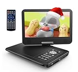 YOTON 12,5-Zoll Tragbarer DVD-Player mit 10,5-Zoll HD-Drehbildschirm, ideal...