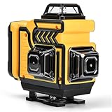 Kreuzlinienlaser Grün 4x360° - cjumel 4D 16 Linienlaser, Laser...