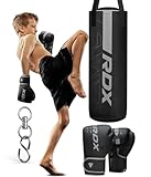 RDX 12 KG Gefüllt Boxsack Kinder mit Boxhandschuhe und Drehwirbel, 60 cm...