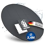 PoolBear | Whirlpool Unterlage rund 240cm | Bodenschutzmatte für Outdoor...