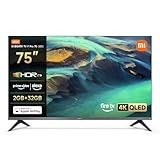 Xiaomi TV F Pro 75(190 cm), 4K UHD QLED, Smart TV, Fire OS8, Triple Tuner...