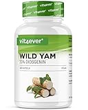 Wild Yam Wurzel Extrakt - 365 Kapseln - Original Mexican Wild Yamswurzel -...