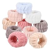 SAFIGLE 12 Stück Handgelenk Bänder zum Waschen Gesichts Elastische Make...