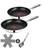 Tefal E30 Jamie Oliver Pfannenset Induktion 4 tlg -SET9- Edelstahl Pfanne...