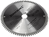 Silverline - Hartmetall-Furniersägeblatt, 80 Zähne 250 x 30,...
